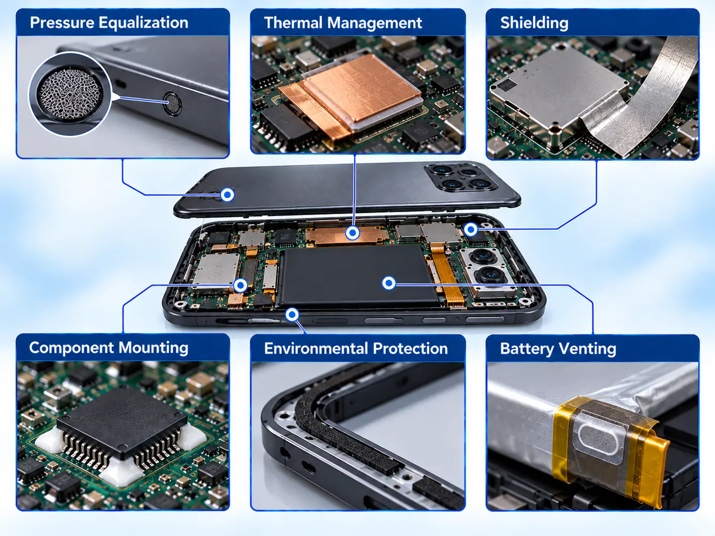 Electronics adhesive and insulation solutions